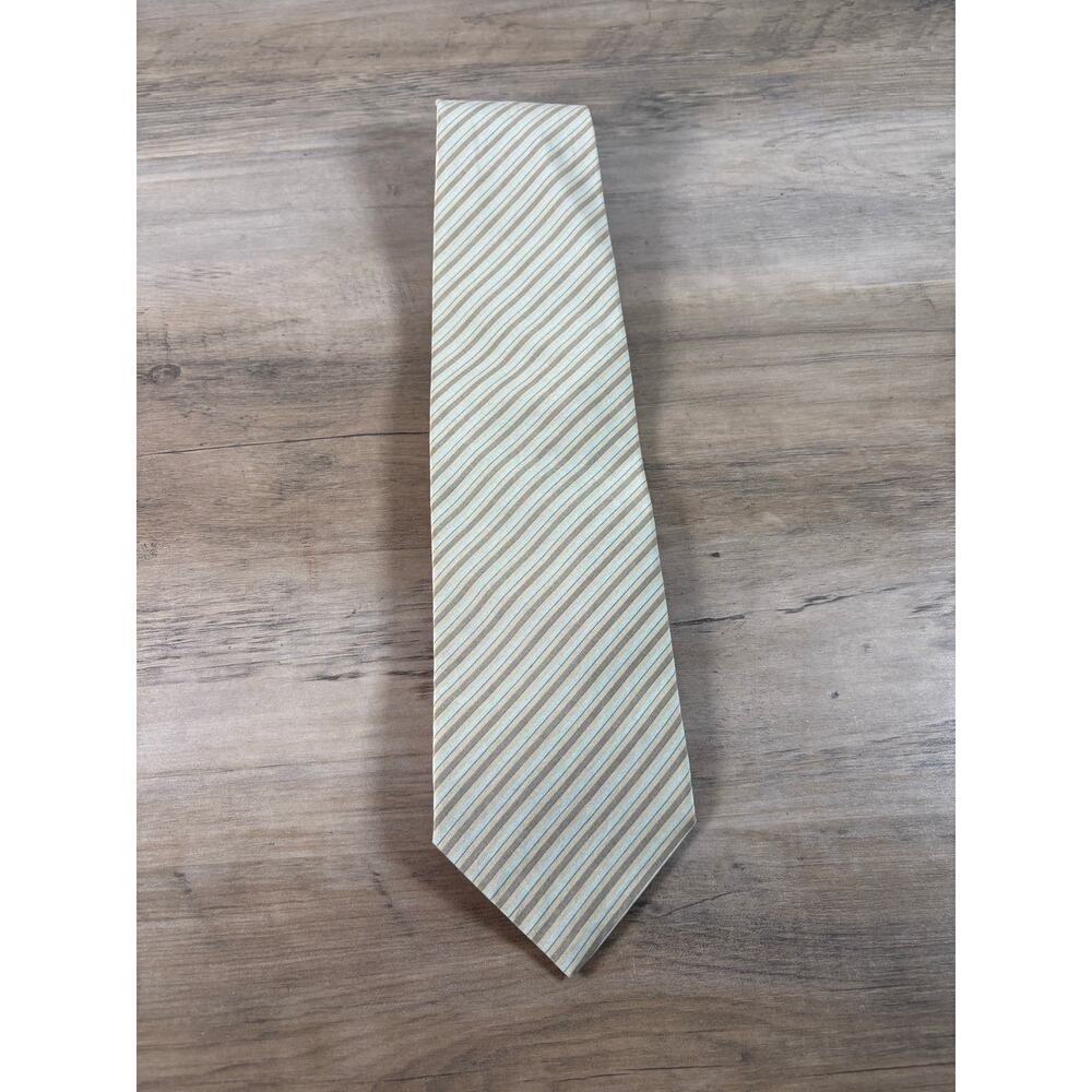 Marc Jacob’s Horizontal Stripe Three Tone men’s‎ Tie Necktie EUC